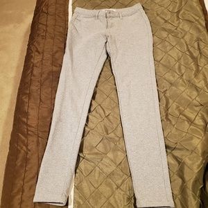 Medium, Grey sweat type look Jeggings